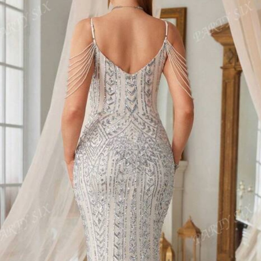 NEW Shein Sequins Formal Gown - Picture 8 of 15